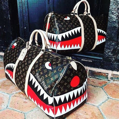 supreme and louis vuitton backpack|louis vuitton supreme backpack shark.